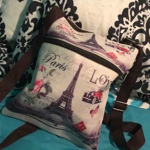 large adjustable straps paris purse 2 pockets